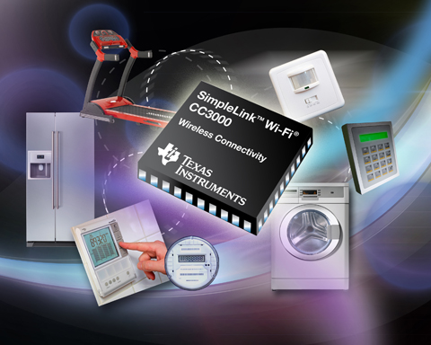 Texas Instruments' CC3000 module is a self-contained Wi-Fi module Texas Instruments' CC3000 module